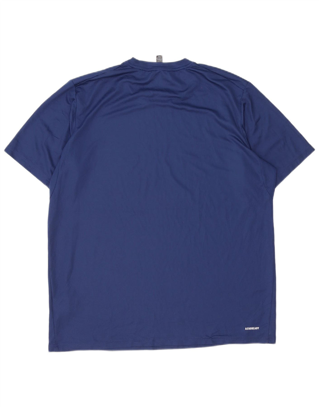 Adidas Mens Aeroready T-Shirt Top XL Navy Blue Polyester