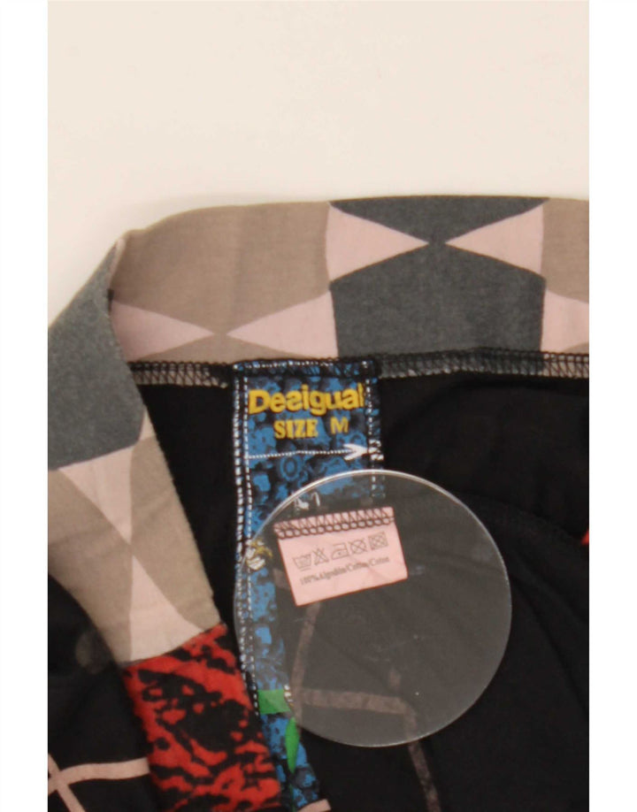Desigual Womens Graphic A-Line Skirt Medium W28 Multicoloured Butterfly