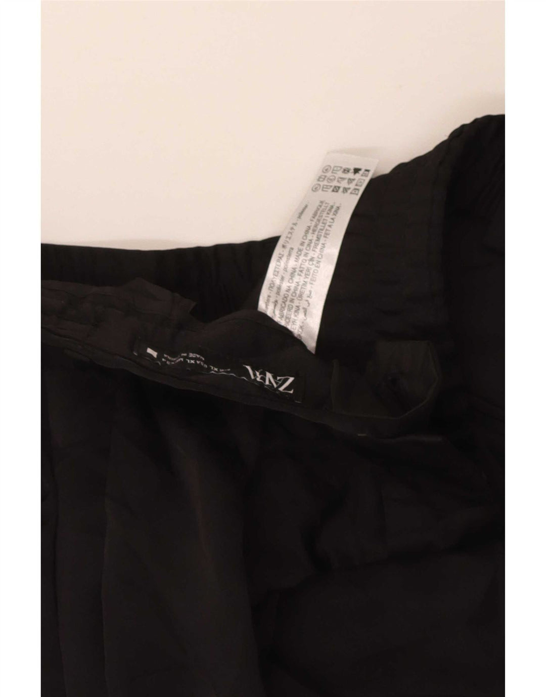 Zara Womens Casual Trousers XL W34 L31 Black Polyester
