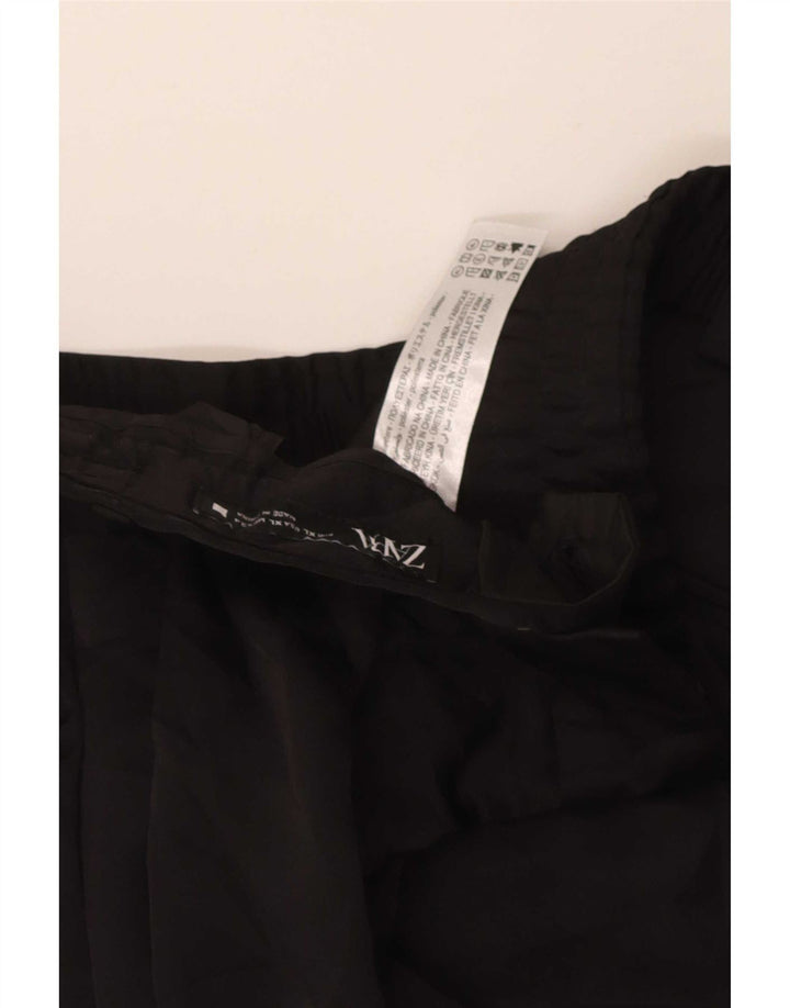 Zara Womens Casual Trousers XL W34 L31 Black Polyester