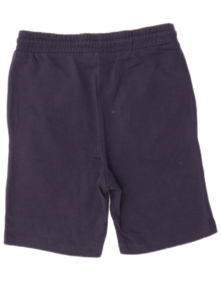 Jack & Jones Mens Graphic Sport Shorts Small  Navy Blue Cotton