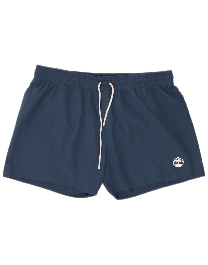 Timberland Mens Swimming Shorts XL Navy Blue Polyester