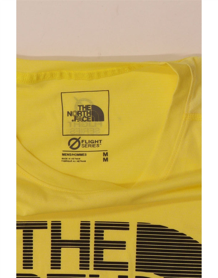 The North Face Mens Graphic T-Shirt Top Medium Yellow