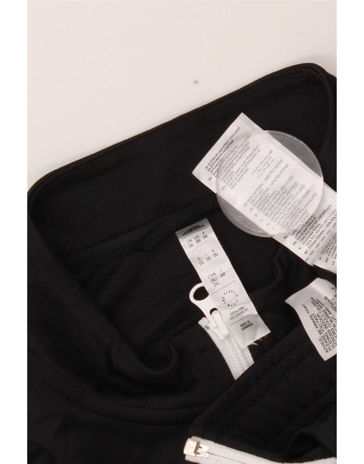 Adidas Mens Aeroready Tracksuit Top Jacket 2XL Black Polyester
