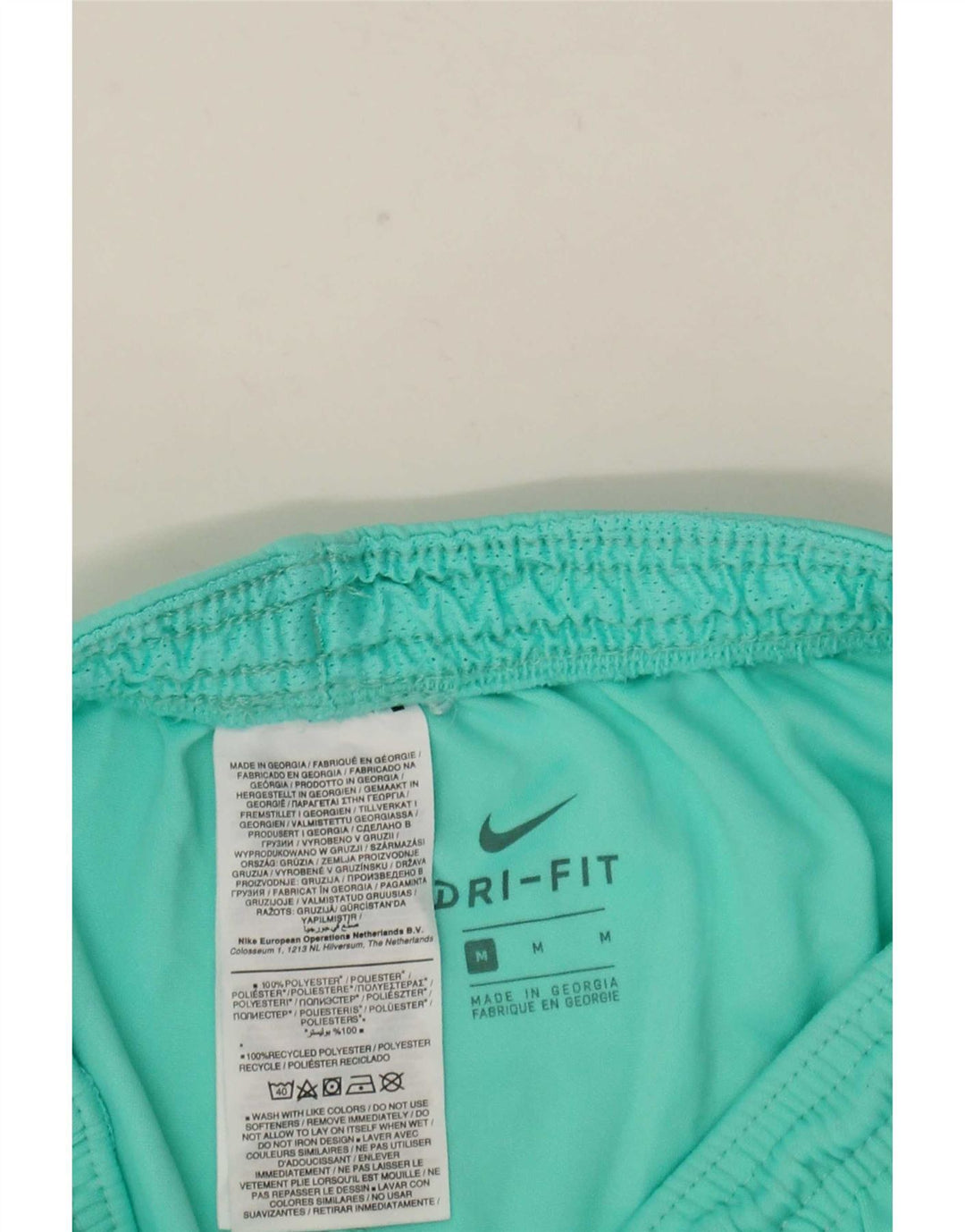 Nike Mens Dri Fit Sport Shorts Medium Turquoise Polyester