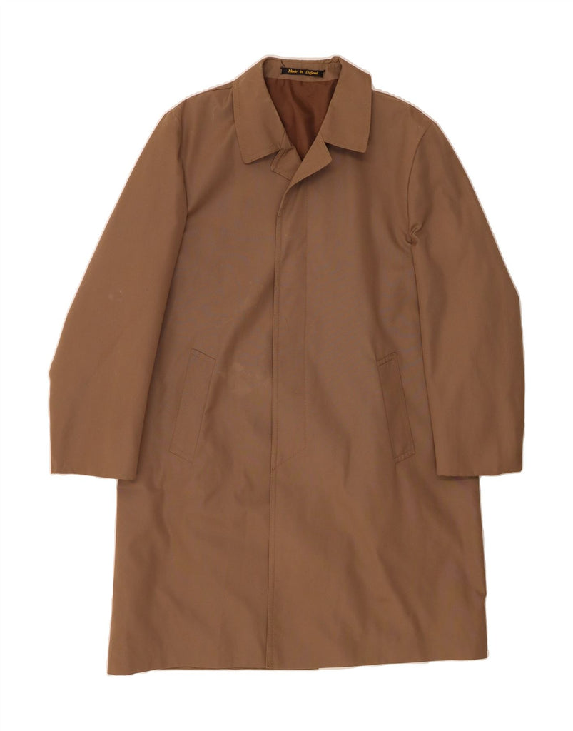 BURTON Mens Overcoat UK 42 XL Brown Polyester Vintage Burton and Second-Hand Burton from Messina Hembry 