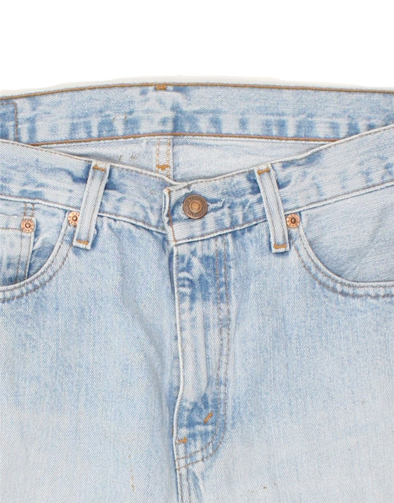 LEVI'S Mens 751 Denim Shorts W33 Medium Blue Cotton | Vintage Levi's | Thrift | Second-Hand Levi's | Used Clothing | Messina Hembry 