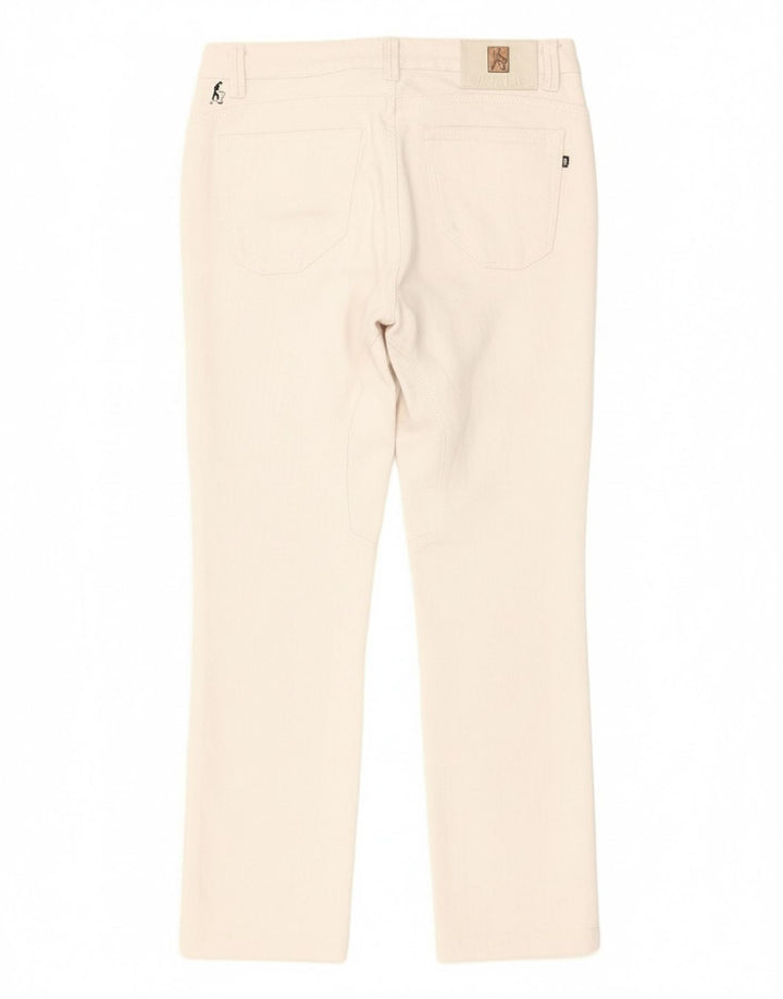 SIVIGLIA Womens Straight Jeans W27 L27 White Cotton