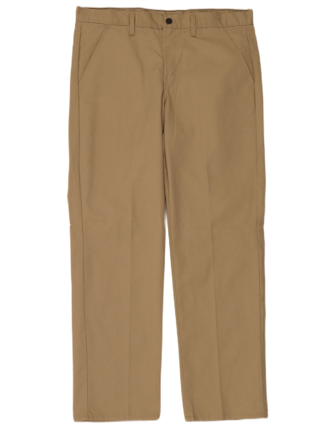 Dickies Mens Straight Chino Trousers W34 L32 Khaki Polyester