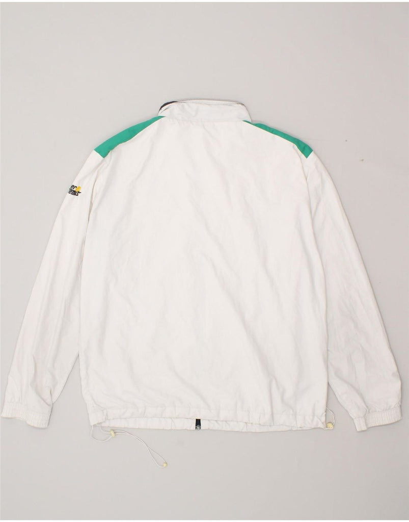 AUSTRALIAN L'ALPINA Mens Tracksuit Top Jacket Large White Polyester Vintage AUSTRALIAN L'ALPINA and Second-Hand AUSTRALIAN L'ALPINA from Messina Hembry 