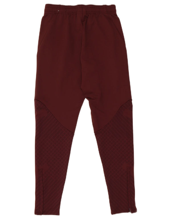 Nike Boys Liverpool Slim Fit Tracksuit Trousers 8-9 Years Small Burgundy