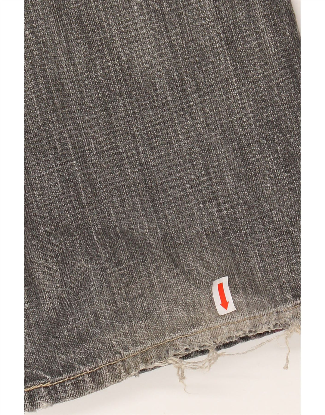 LEVI'S Mens 505 Straight Jeans W33 L30 Grey Cotton