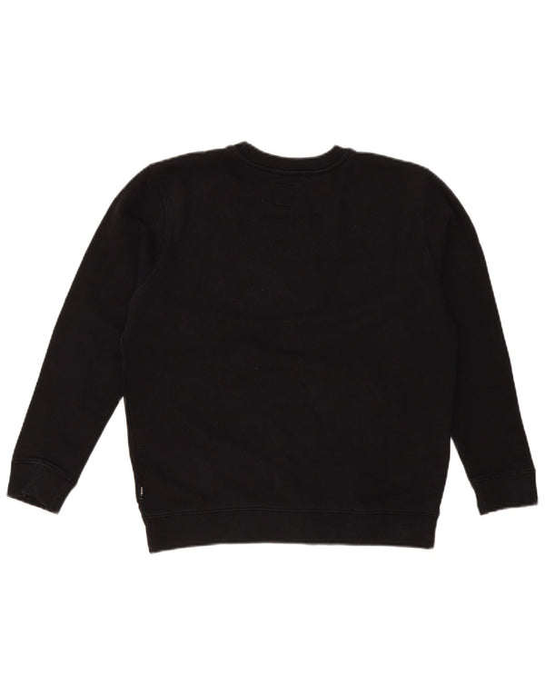 Vans Womens Graphic Sweatshirt Jumper UK 16 Large Black