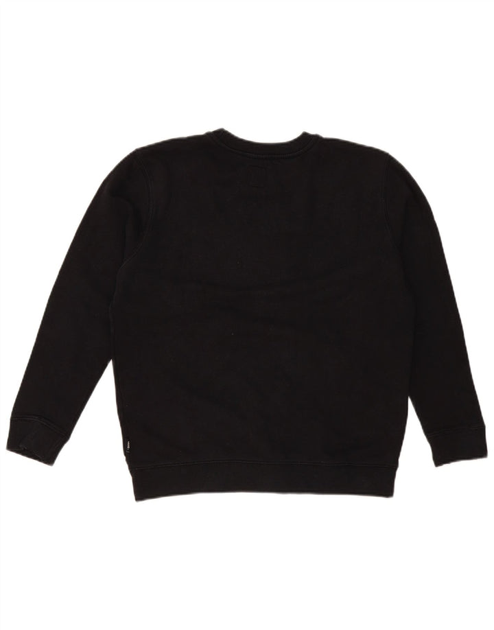 Vans Womens Graphic Sweatshirt Jumper UK 16 Large Black