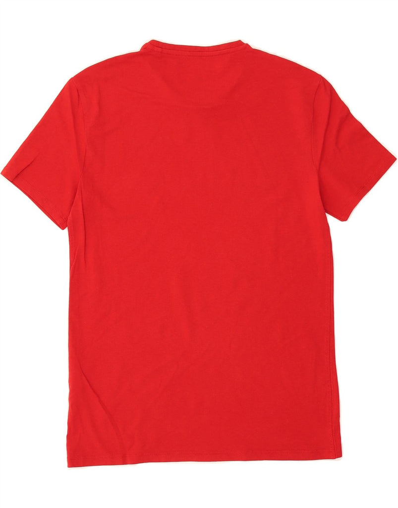 GUESS Mens Extra Slim T-Shirt Top Medium Red Cotton Vintage Guess and Second-Hand Guess from Messina Hembry 