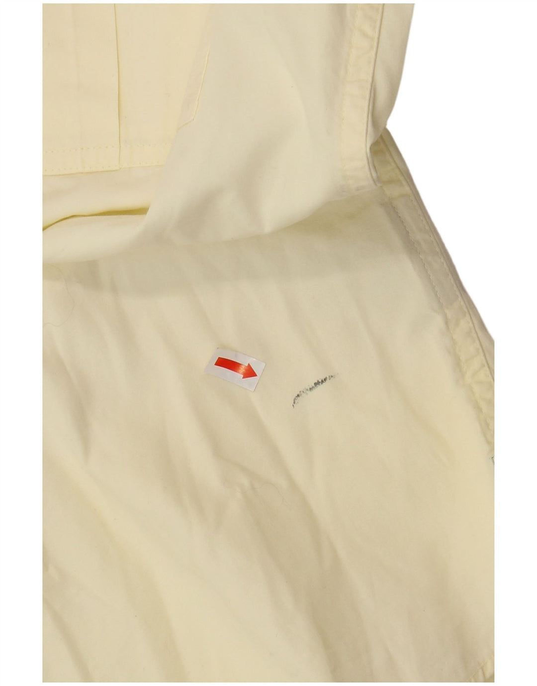 BOSTON Mens Short Sleeve Shirt Size 41 16 Large Yellow Cotton