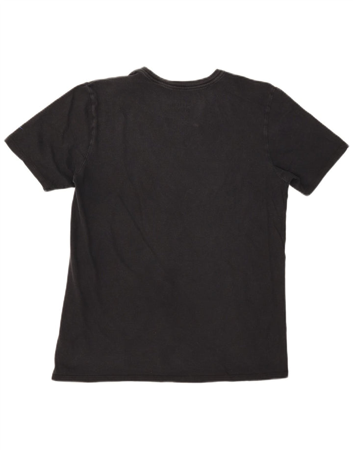 Nike Mens Athletic Cut Graphic T-Shirt Top Medium Black Cotton