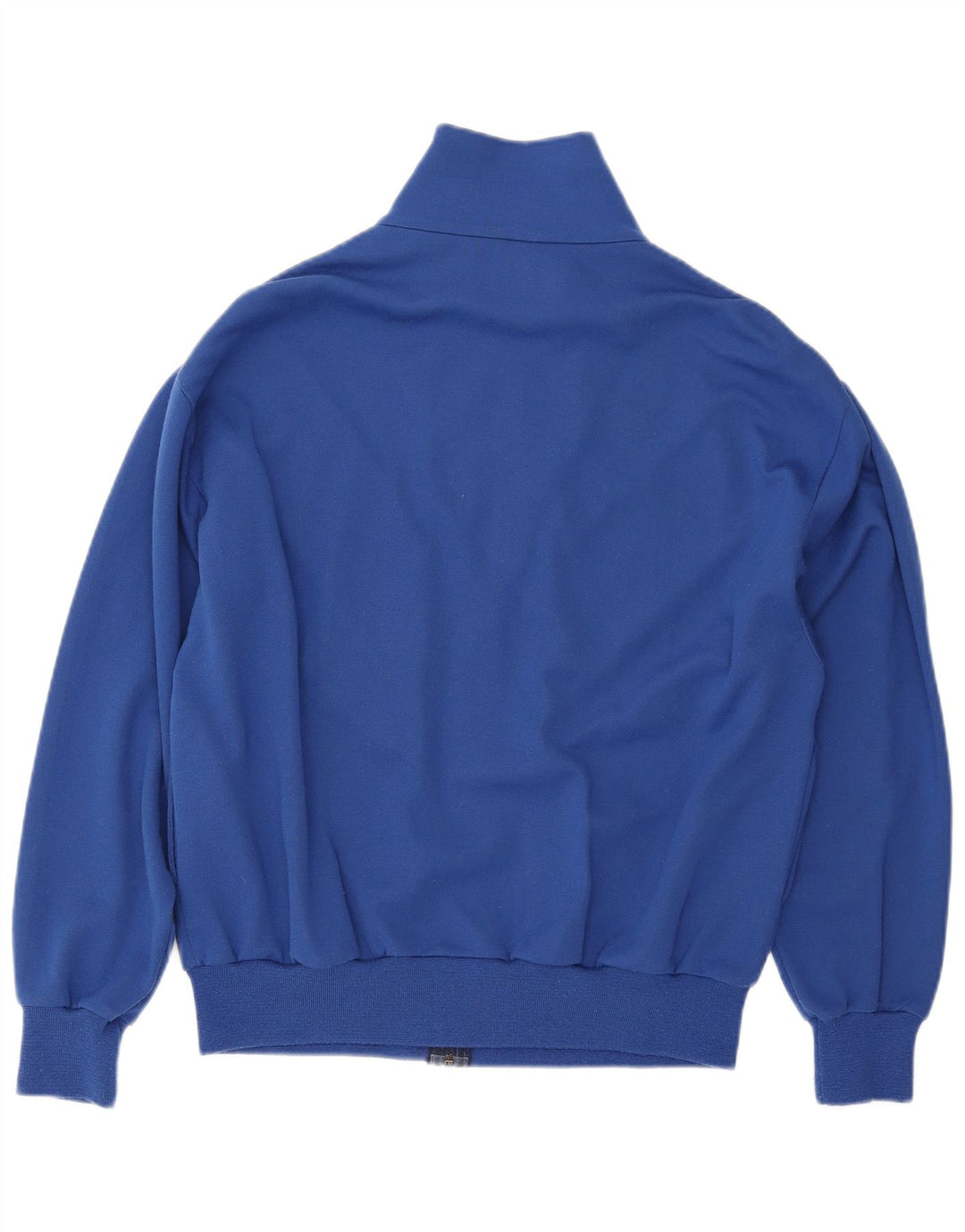 VINTAGE Womens Tracksuit Top Jacket UK 18 XL Blue Colourblock Acrylic