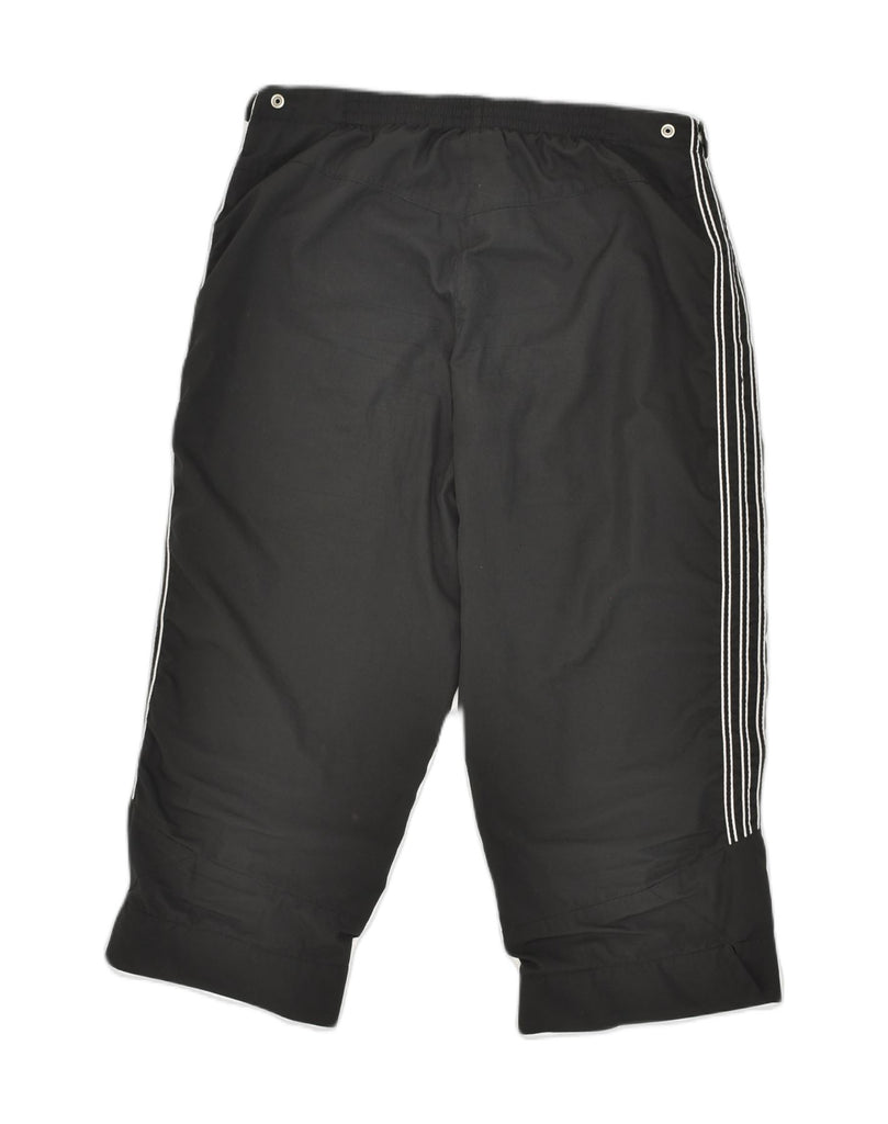 ADIDAS Womens Bermuda Sport Shorts UK 10 Small  Black Polyester | Vintage Adidas | Thrift | Second-Hand Adidas | Used Clothing | Messina Hembry 