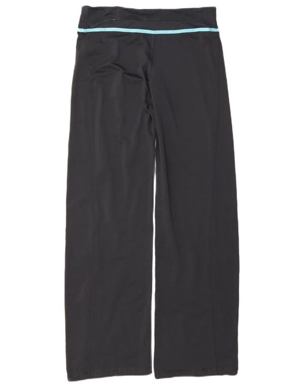 Adidas Womens Wide Leg Tracksuit Trousers UK 14 Large Grey