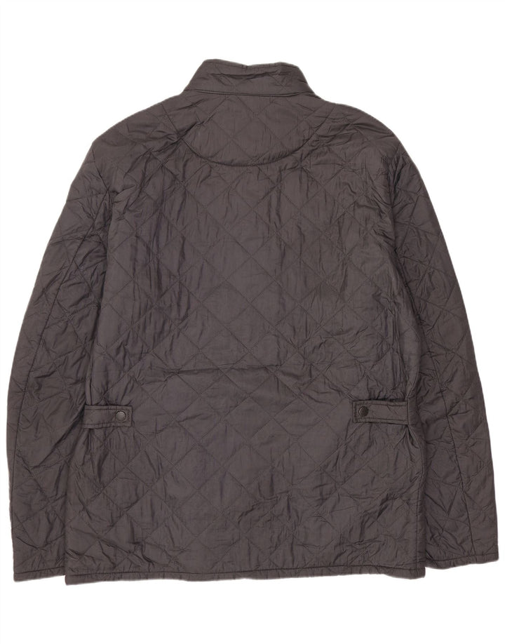 Barbour Mens Quilted Jacket UK 40 Large Grey