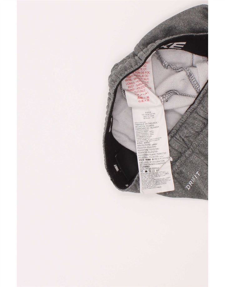 Nike Boys Dri Fit Tracksuit Trousers Joggers 5-6 Years Medium Grey Flecked