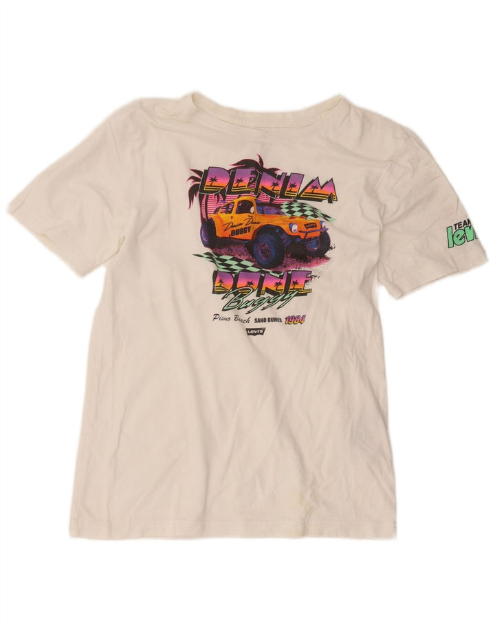 Levi's Boys Graphic T-Shirt Top 15-16 Years White Cotton