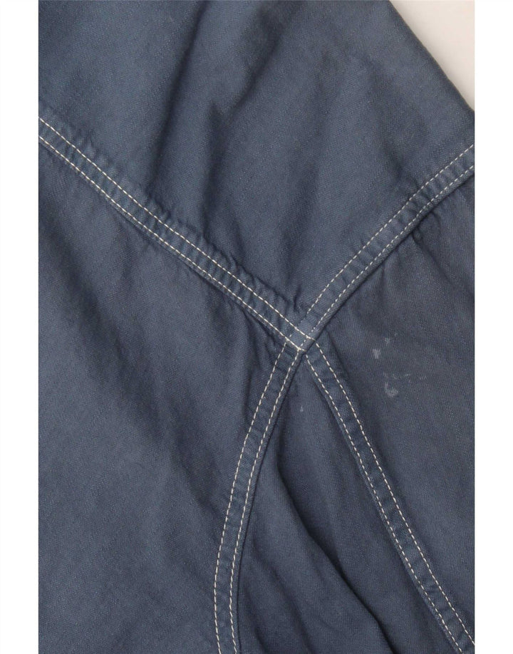 Levi's Mens Denim Shirt Large Navy Blue Cotton