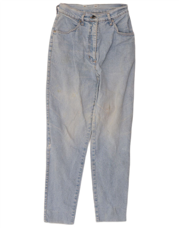 CAPPOPERA Womens High Waist Tapered Jeans IT 44 Medium W26 L26 Blue Cotton