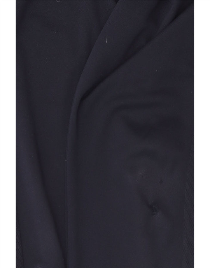 Nike Boys Dri Fit Tracksuit Trousers 10-11 Years Medium Navy Blue Polyester