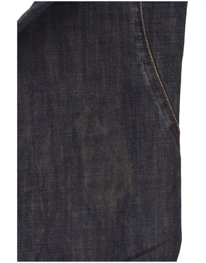 JACK & JONES Mens Straight Jeans W36 L29 Blue Cotton