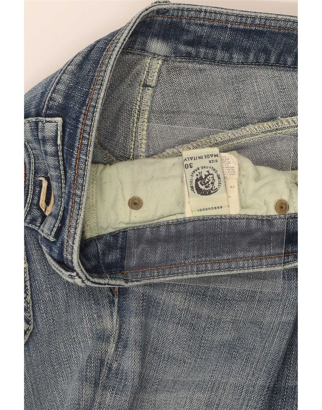 Diesel Womens Bootcut Jeans W30 L33 Blue Cotton