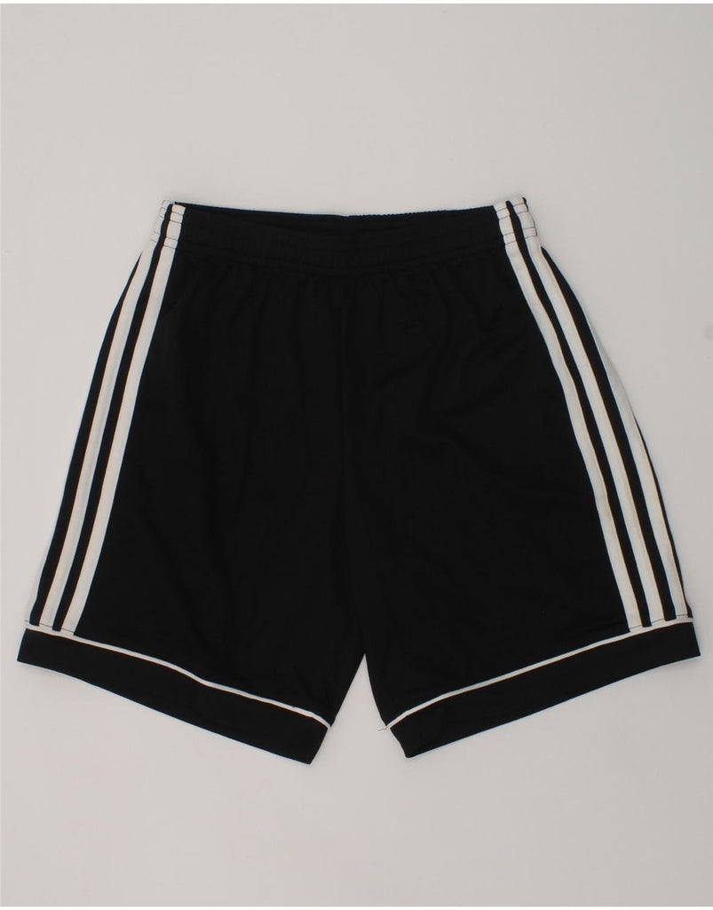 ADIDAS Boys Climalite Sport Shorts 11-12 Years Black Polyester | Vintage Adidas | Thrift | Second-Hand Adidas | Used Clothing | Messina Hembry 