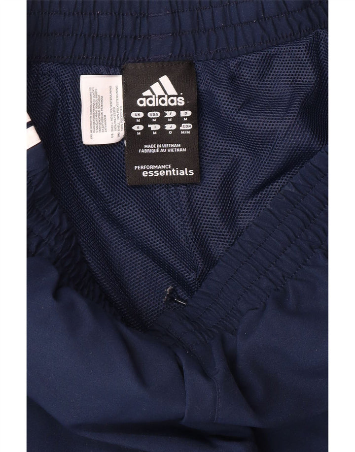 ADIDAS Mens Climalite Tracksuit Trousers Medium  Navy Blue Polyester