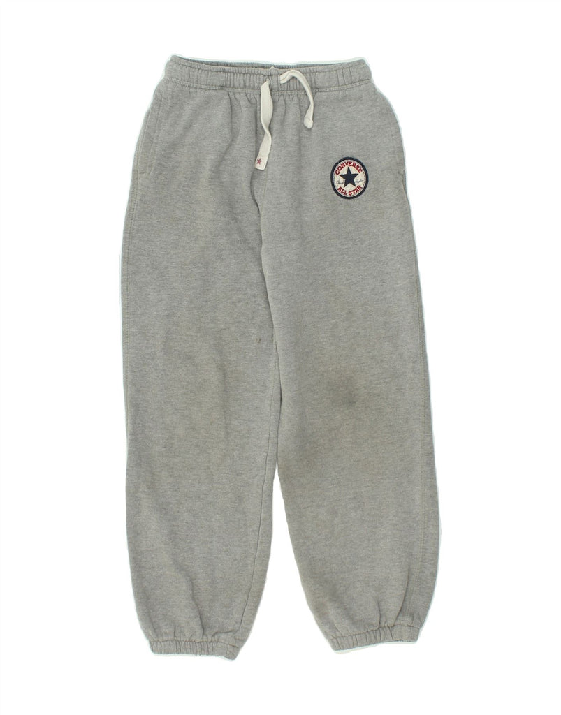 CONVERSE Boys Tracksuit Trousers Joggers 10-11 Years Grey Cotton | Vintage Converse | Thrift | Second-Hand Converse | Used Clothing | Messina Hembry 