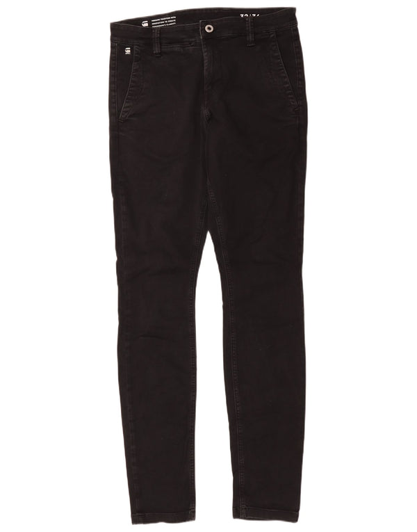 G-Star Mens Slim Jeans W32 L36 Black Cotton