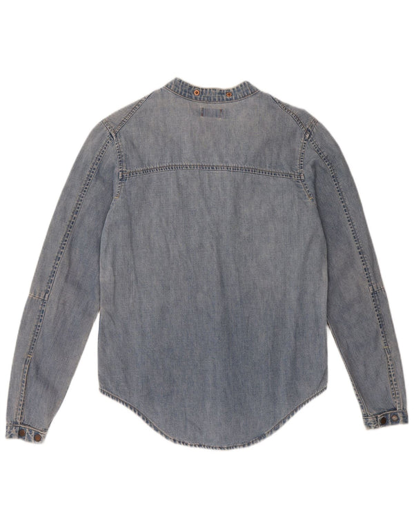 Levi's Womens Pullover Denim Shirt UK 6 XS Blue Cotton