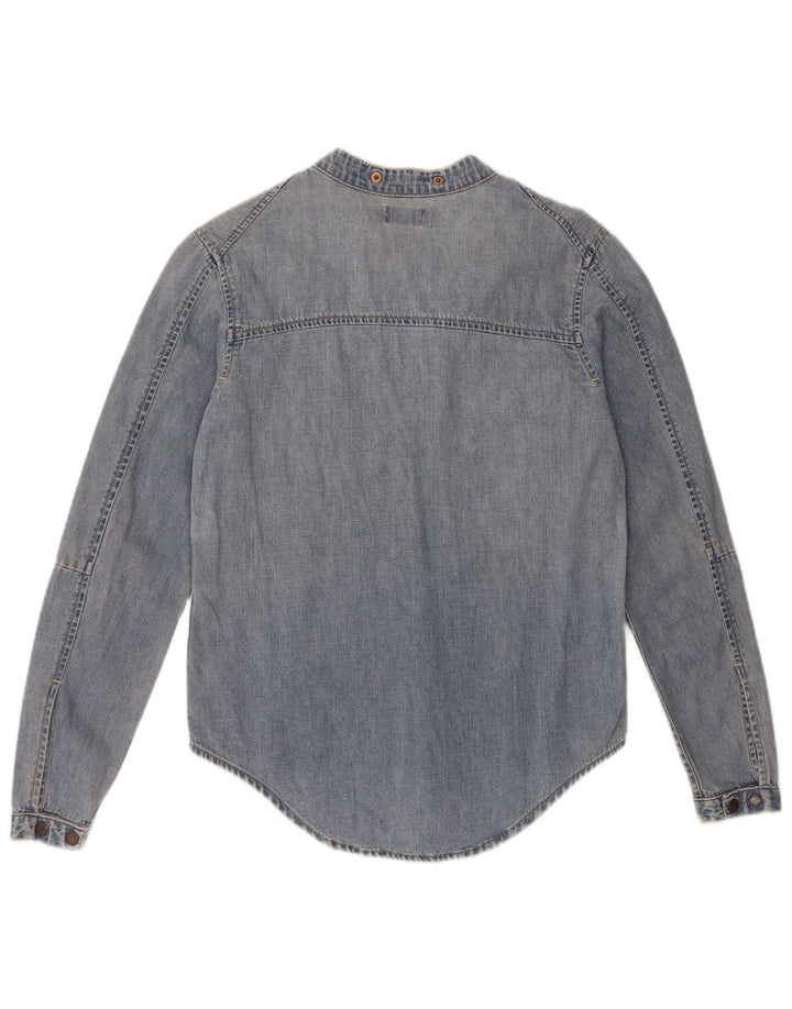 Levi's Womens Pullover Denim Shirt UK 6 XS Blue Cotton