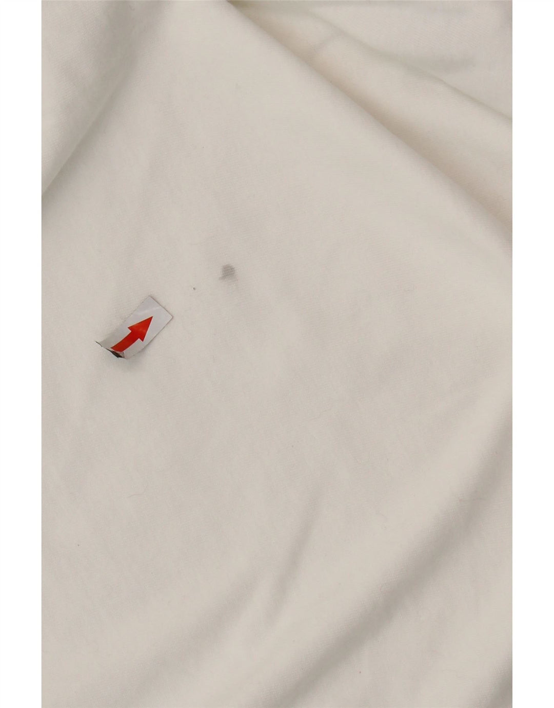 ADIDAS Womens Oversized T-Shirt Top UK 8 Small White Cotton