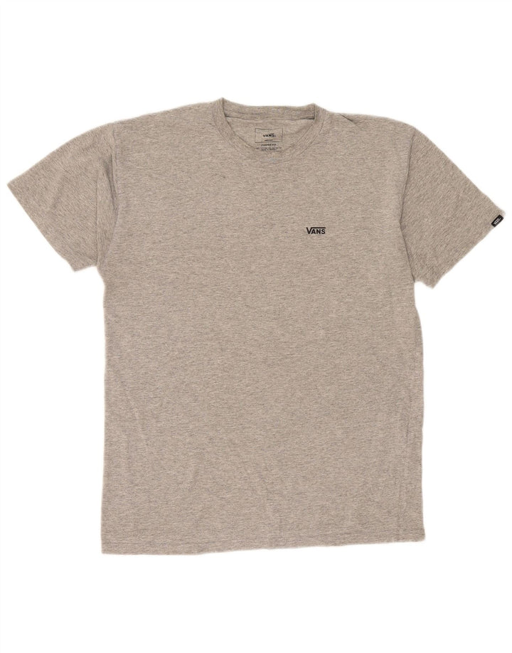 Vans Mens Classic Fit T-Shirt Top Medium Grey Cotton