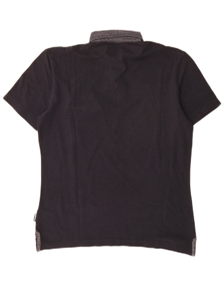 Gas Mens Polo Shirt Large Navy Blue
