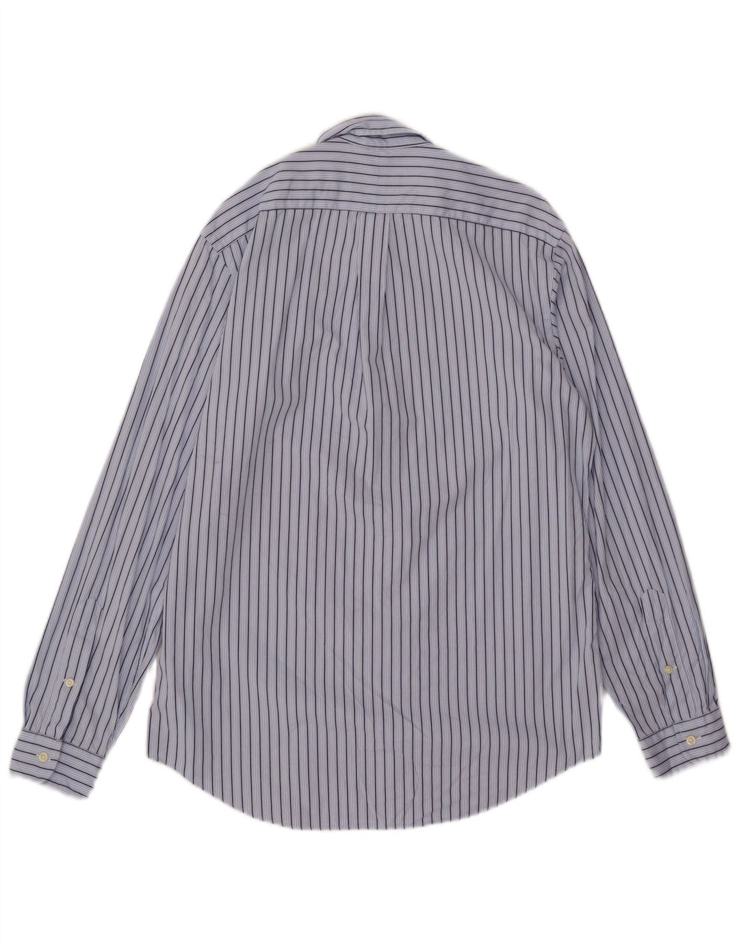 Polo Ralph Lauren Mens Shirt Medium Blue Striped Cotton