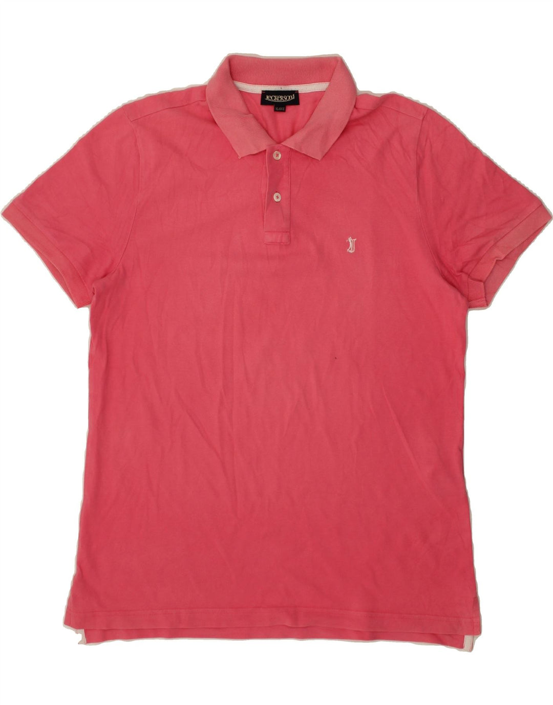 JECKERSON Mens Polo Shirt XL Pink Cotton Vintage Jeckerson and Second-Hand Jeckerson from Messina Hembry 