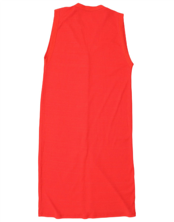Zara Womens Sleeveless Maxi Dress UK 14 Medium Red