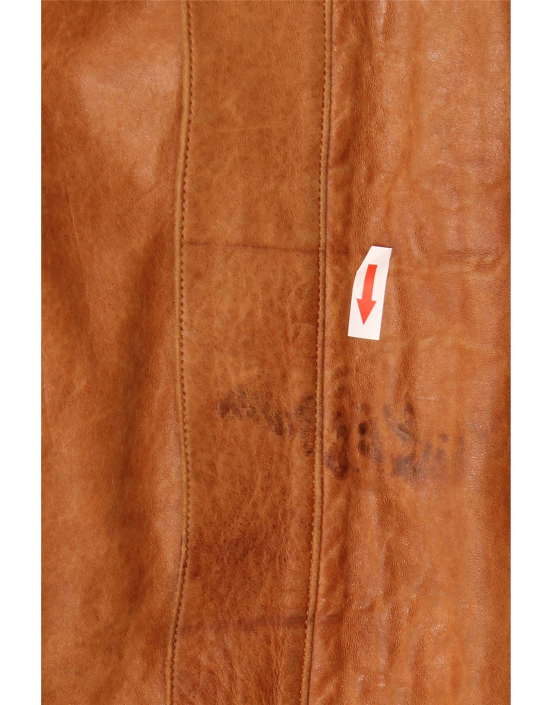 Liverpool Mens Sherpa Leather Jacket UK 42 XL Brown Leather