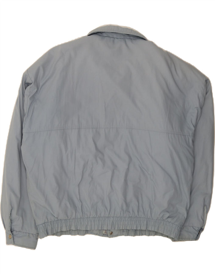 VINTAGE Mens Bomber Jacket Size 56 3XL Blue Polyester Vintage Vintage and Second-Hand Vintage from Messina Hembry 