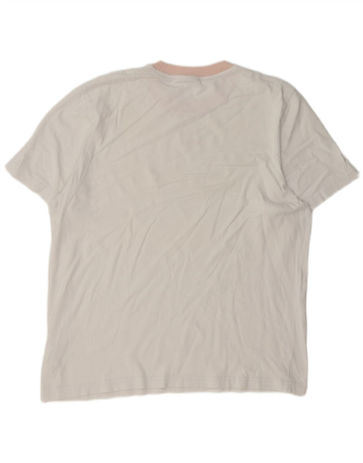PUMA Mens T-Shirt Top Large White Cotton