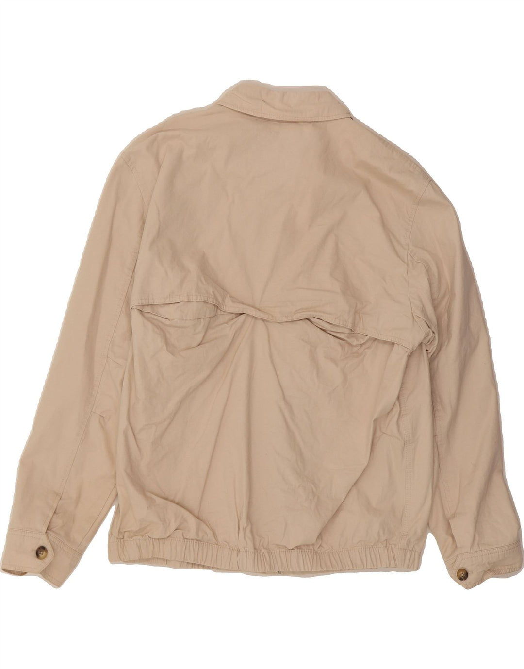 ZARA Mens Bomber Jacket UK 42 XL Beige Cotton Vintage Zara and Second-Hand Zara from Messina Hembry 
