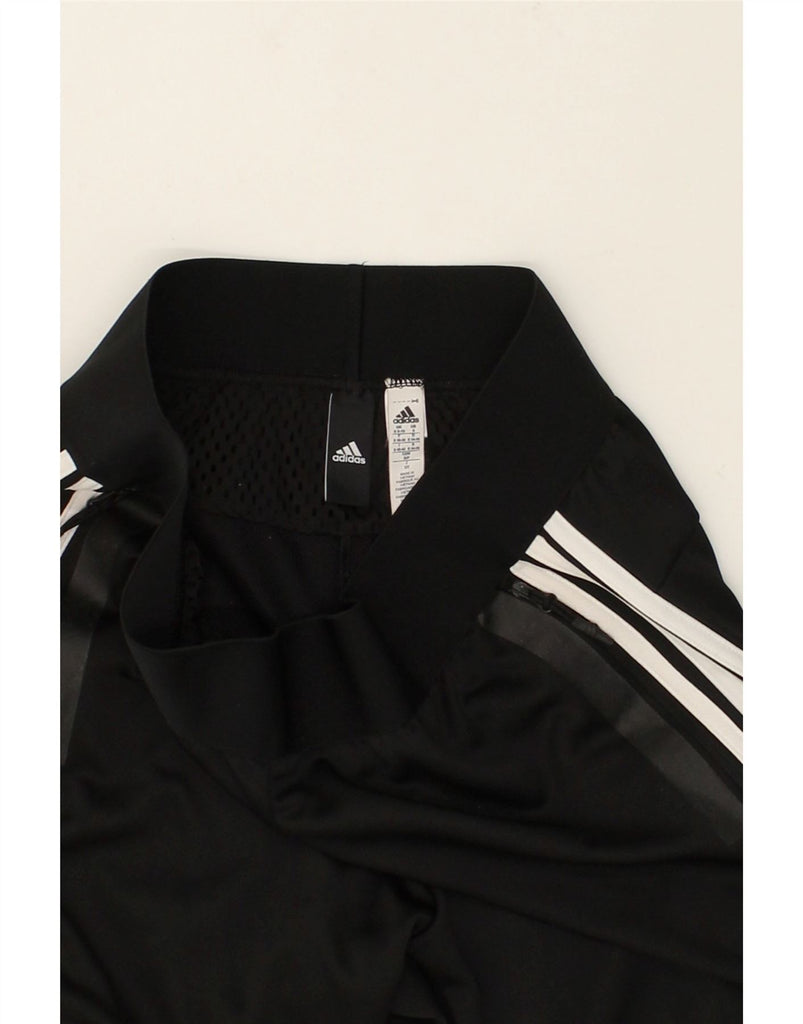 ADIDAS Womens Tracksuit Trousers Joggers UK 8/10 Small Black Polyester | Vintage Adidas | Thrift | Second-Hand Adidas | Used Clothing | Messina Hembry 