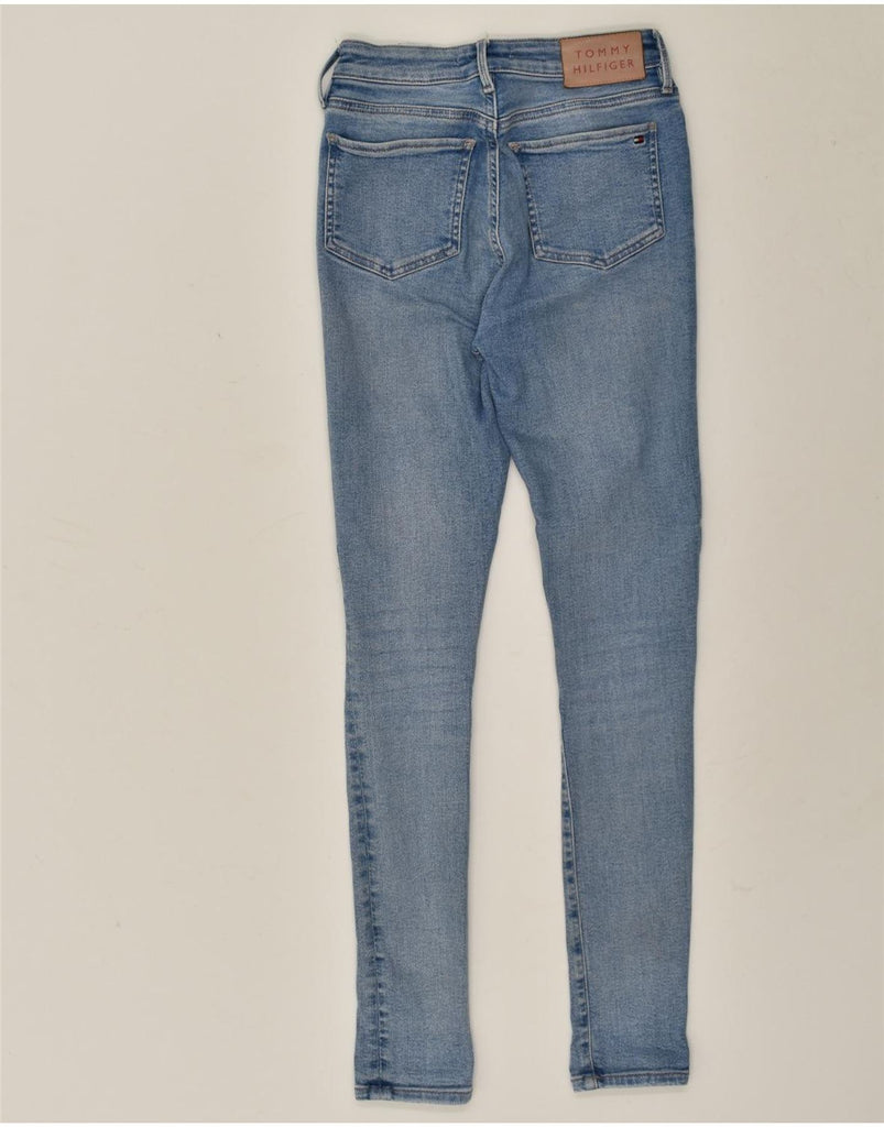 TOMMY HILFIGER Womens Harlem Super Skinny Jeans W27 L30  Blue Cotton | Vintage Tommy Hilfiger | Thrift | Second-Hand Tommy Hilfiger | Used Clothing | Messina Hembry 